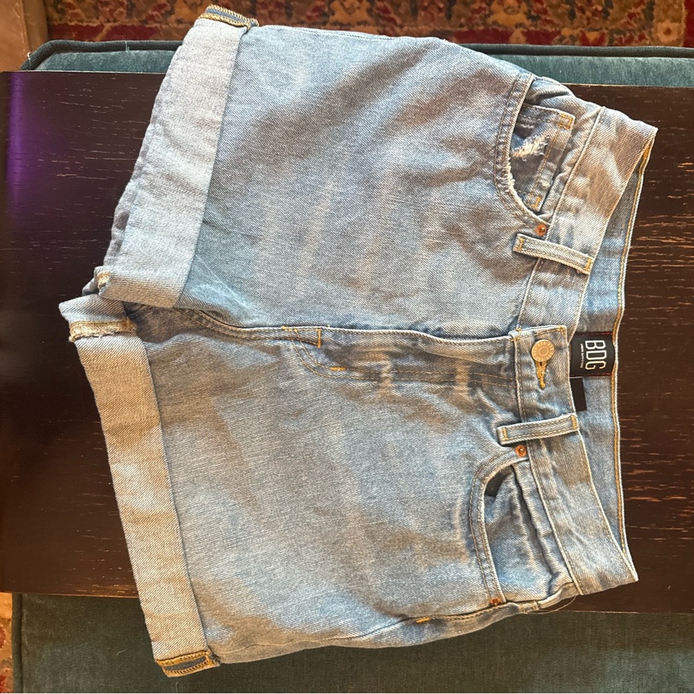 BDG Sky Blue Denim Shorts